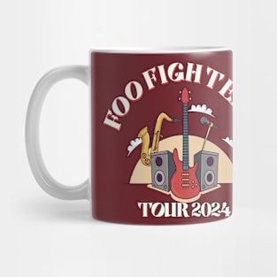 Foo Fighters Tour 2024 T shirt white Mug